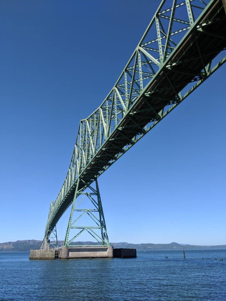 Sailing Portland to Astoria Oregon - Astoria-Megler Bridge