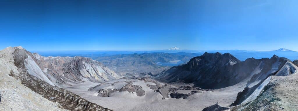Summiting Mount St. Helens